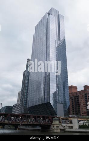 La 150 Nord Riverside edificio in Chicago, IL, Stati Uniti d'America. Foto Stock