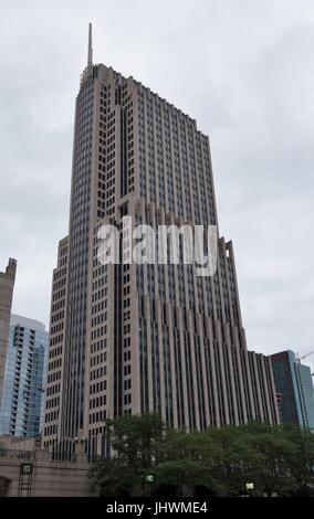 La NBC tower, in Chicago, IL, Stati Uniti d'America. Foto Stock