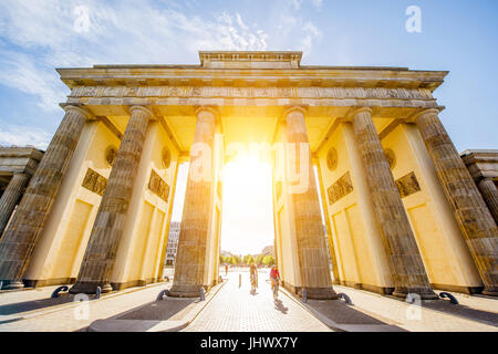 La Porta di Brandeburgo Foto Stock