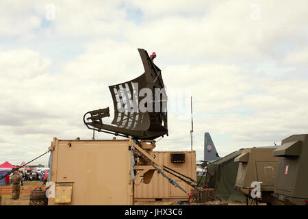 Militare mobile sistema radar Foto Stock