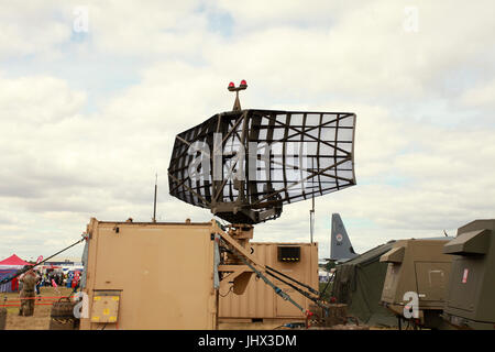 Militare mobile sistema radar Foto Stock