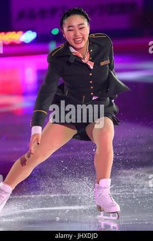 Tokyo presso DyDo Drinco Ice Arena, Tokyo, Giappone. 14 Luglio, 2017. Wakaba Higuchi Pattinaggio di Figura : Prince Ice World 2017 a Tokyo presso DyDo Drinco Ice Arena, Tokyo, Giappone . Credito: Naoki Nishimura/AFLO/Alamy Live News Foto Stock