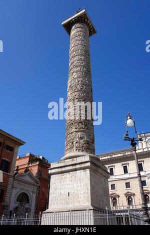 Colonna di Marco Aurelio Foto Stock