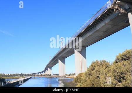 Westgate Bridge in Melbourne Australia Foto Stock