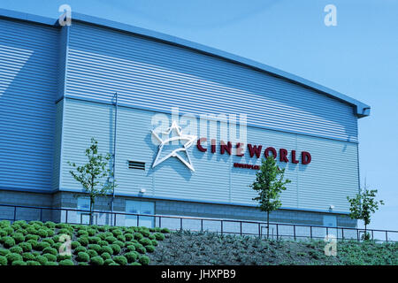 Cineworld Cinema - Freeport Leisure, Charter Way, Braintree, Essex Foto Stock