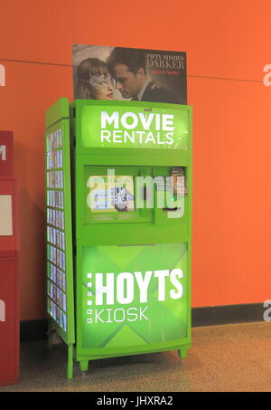 Hoyts cinema noleggio macchina distributrice di Melbourne in Australia. Hoyts è la seconda più grande cinema gruppo in Australia. Foto Stock