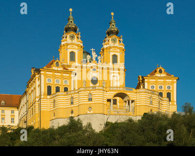 La mungitura a matita nella luce della sera, O ? Ss ? Sterreich, Niedero ? Ss ? Sterreich, Wachau, la mungitura - Convento mungitura, Bassa Austria Wachau, r Foto Stock