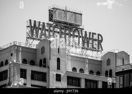 Famoso edificio torre di vedetta di Brooklyn New York - Manhattan / NEW YORK - Aprile 2, 2017 Foto Stock