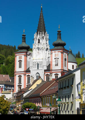 Maria del monaco eremita chiesa di pellegrinaggio, basilica Magna matrix Austriae, Austria, la Stiria, Mariazell - Chiesa di pellegrino Magna Mater Austriae in Mariazel Foto Stock