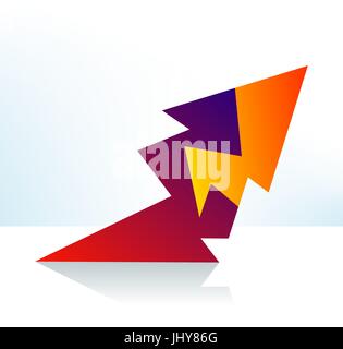 L'elemento grafico freccia Illustrazione Vettoriale