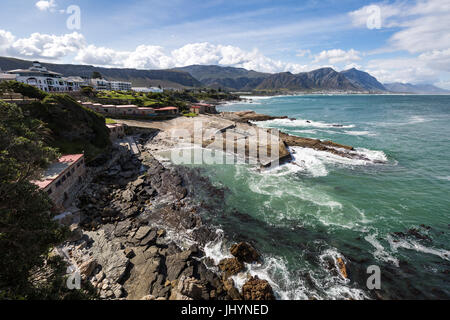 Il porto vecchio di Hermanus, Western Cape, Sud Africa e Africa Foto Stock