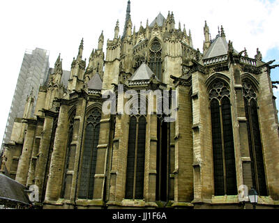 Varie viste esterne della cattedrale di Amiens, Francia, su 5/7/2006 Foto Stock