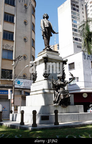 Statua, Carlos Gomes, Campinas, São Paulo, Brasile Foto Stock