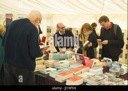 Atmosfera ay 'frontiere Book Festival' in Melrose. Dotato di: atmosfera dove: Melrose, Regno Unito quando: 16 giu 2017 Credit: Euan ciliegio/WENN.com Foto Stock