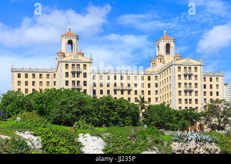 Hotel Nacional de Cuba, la storica architettura art deco Vedado, Havana, Cuba Foto Stock