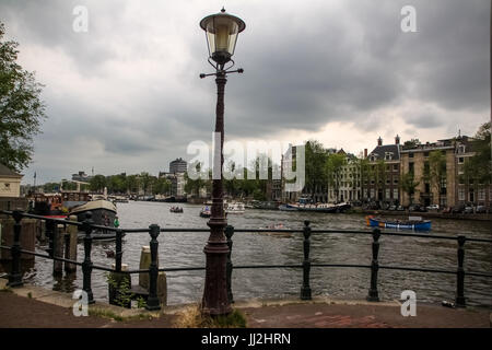 Les Canaux d'Amsterdam, patrimoine Unesco, Pays-Bas - canali di Amsterdam, Patrimonio Mondiale dell Unesco, Paesi Bassi Foto Stock