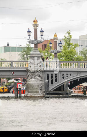 Les Canaux d'Amsterdam, patrimoine Unesco, Pays-Bas - canali di Amsterdam, Patrimonio Mondiale dell Unesco, Paesi Bassi Foto Stock