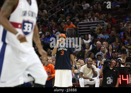 Allen Iverson assiste il Big 3 campionato Phiily, PA su 7/16/17 Foto Stock