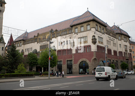 Vista del Palazzo della Cultura di Targu Mures, Romania Foto Stock