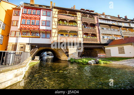 La città di Erfurt in Germania Foto Stock