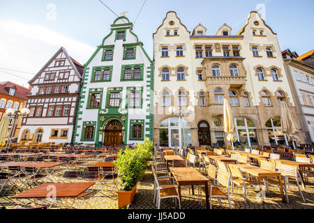 La città di Erfurt in Germania Foto Stock