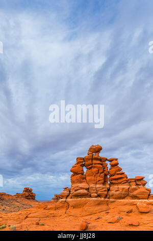 Arte rupestre al Adeii Eechii scogliere, in Coconino County, Arizona, Stati Uniti d'America Foto Stock