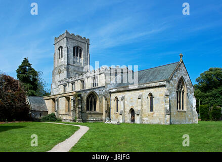 St Martin's Church, Burton Agnese, East Yorkshire, Inghilterra, Regno Unito Foto Stock
