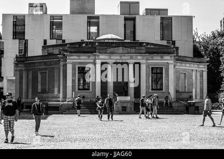 Postgraduate Sala Lettura, Memoriale di guerra al Trinity College di Dublino, Irlanda Foto Stock