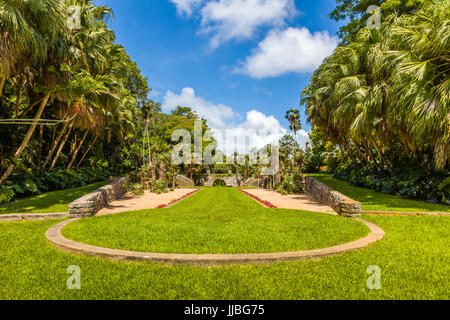 Fairchild Tropical Botanic Garden un 83 acri tropicale giardino botanico in Coral Gables Florida Foto Stock
