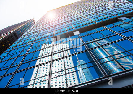 Edificio commerciale close up Foto Stock