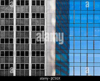 Edificio commerciale close up Foto Stock