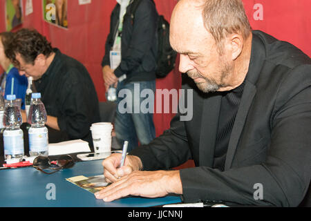 Il 1 luglio 2017. Stuttgart, Germania. Noi attore John Ashton (Beverly Hills Cop) incontro con i tifosi e firma autografi al Comic Con Stoccarda. Foto Stock