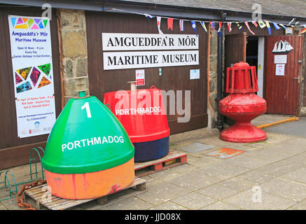 Museo marittimo a Porthmadog, Gwynedd, North West Wales, Regno Unito Foto Stock