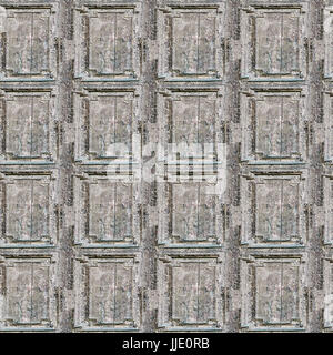 Incrinatura e distacco della vernice su una parete. Legno texture seamless. Foto Stock