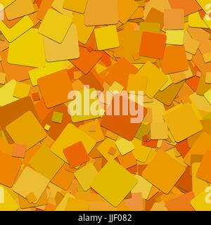 Seamless quadrato geometrico sfondo pattern - vector graphic design da ruotato piazze arancione Illustrazione Vettoriale