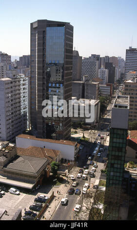 Rua São Carlos do Pinhal, São Paulo, Brasile 1996 Foto Stock