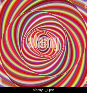 Ellisse multicolore arte frattale sfondo Illustrazione Vettoriale
