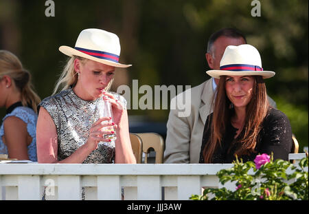 Il Cartier Queens Cup al Guards Polo Club in Windsor Great Park offre: Lara Stone dove: Windsor, Regno Unito quando: 18 giu 2017 Credit: John Rainford/WENN.com Foto Stock