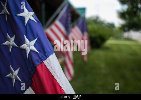 Bandiera americana Foto Stock