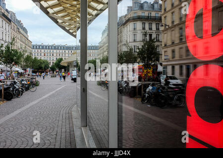 Julien Mattia / le Pictorium - attuazione del nuovo forum nel vecchio quartiere di Les Halles de Paris - 19/07/2017 - Francia / Ile-de-France (regione) / Parigi - attuazione del nuovo forum nel vecchio quartiere di Les Halles de Paris Foto Stock