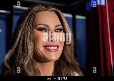 Madrid, Spagna. Il 20 luglio, 2017. Cera figura degli STATI UNITI D'AMERICA First Lady Melania Trump è presentato nel Museo delle Cere di Madrid, Spagna. Credito: Marcos del Mazo/Alamy Live News Foto Stock