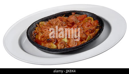 Bagno turco del cibo tradizionale kebap Guvec, set di cibo orientale cucina turca Foto Stock