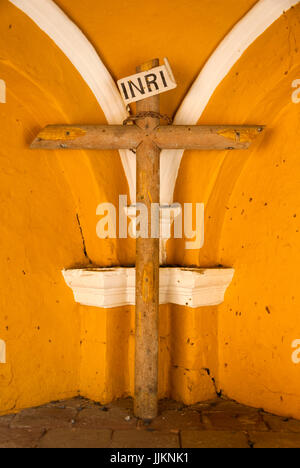 Foto iconica. Immagine simbolica della crocifissione di Gesù. Guatemala Foto Stock