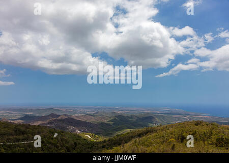 Vista da Topes de Collantes nelle montagne della Sierra del Escambray di Trinidad - CUBA Foto Stock
