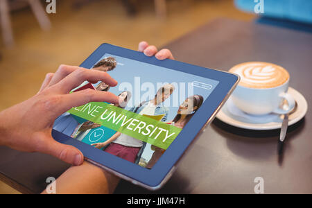 Composite immagine 3d di sorridere gli studenti nelle università Foto Stock