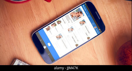 Composite immagine 3d di università online aggiungi Foto Stock