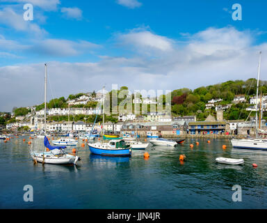 Porto di pesca, East Looe, Looe, Cornwall, England, Regno Unito Foto Stock