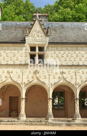 Francia, Indre (36), Argy, château d'Argy, Les Galeries renaissance // Francia, Indre, Argy, castello di Argy, il rinascimento lunga galleria Foto Stock