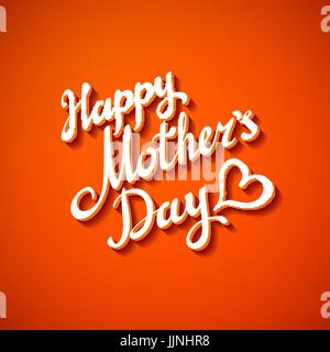 Vettore madri Happy day card brochure design art Illustrazione Vettoriale
