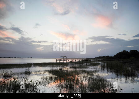 Lago Tohopekaliga, Kissimmee, Florida Foto Stock